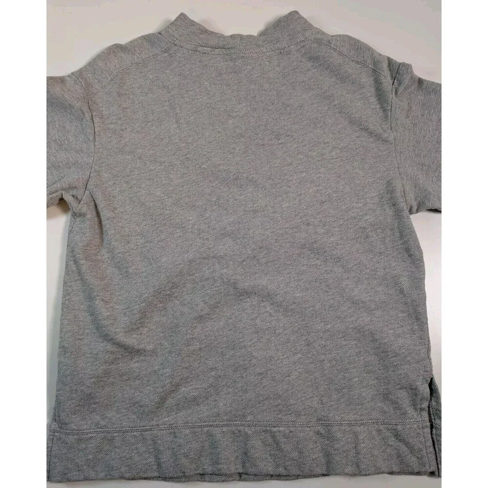 Nike Oregon Ducks Women Sweatshirt Small Mock Neck Gray Activewear Mew No Tags